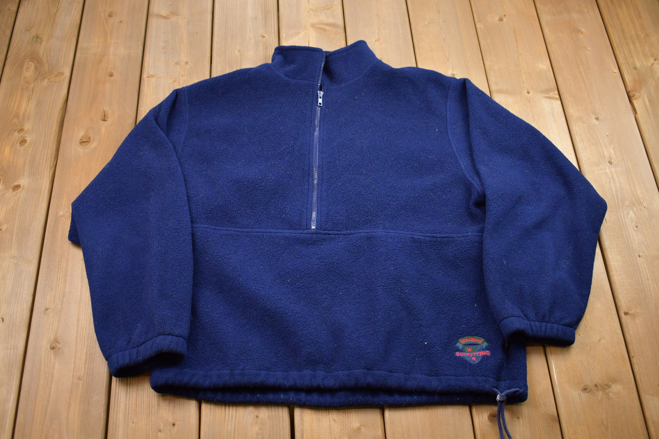 Vintage 1990s Wind River Half Zip Fleece Sweater
