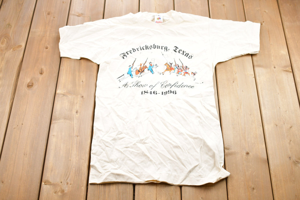 Vintage 1996 Fredericksburg Texas Graphic T-Shirt