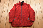 Vintage 1990s Women's Fleece Sweater