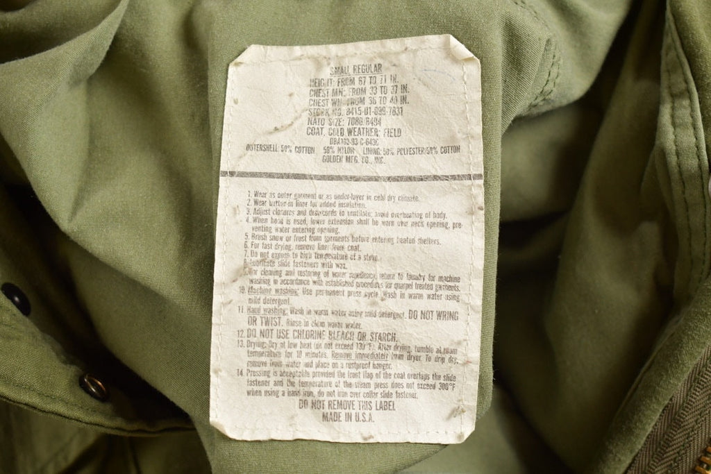 Vintage 1990s M-65 Military Field Coat