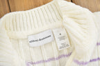 Vintage 1990s Alfred Dunner Women QuarterZip Knit Sweater