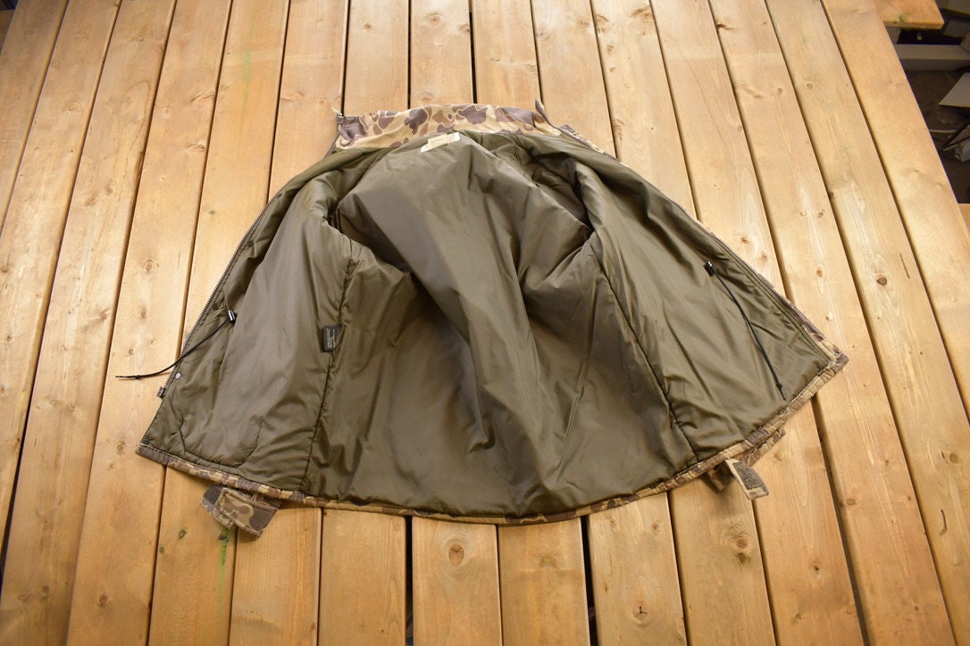 Vintage 1980s BlizzardPruf Frog Camo Winter Jacket