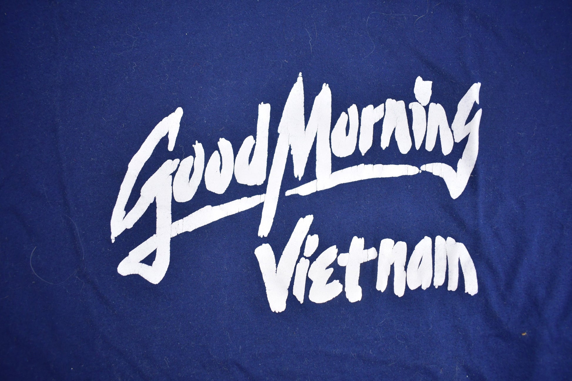 Vintage 1970s Good Morning Vietnam Graphic T Shirt  Vintage Military T Shirt  Vietnam War  70s Tee