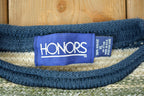 Vintage 1990s Honors Knit Crewneck Sweater