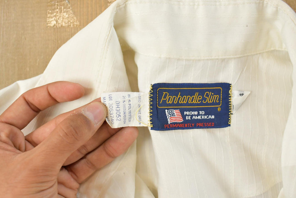 Vintage 1980s Panhandle Slim Button Up Shirt Men's L