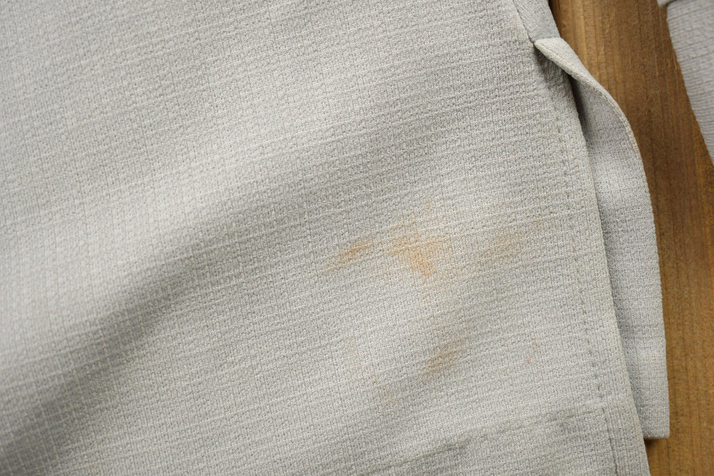 Vintage 1970s Blank Grey Button Up Shirt  1970s Button Up  Vintage Flannel  Basic Button Up  Vintage Button Up  70s Shirt