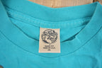 Vintage 1994 North Dakota Cow Skull Graphic T-Shirt