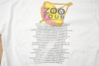 Vintage 1992 U2 Zoo TV Outside Broadcast Tour Band T-shirt