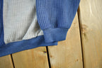 Vintage 1990 Quarter Button Rugby Collared Sweatshirt Men's 2X