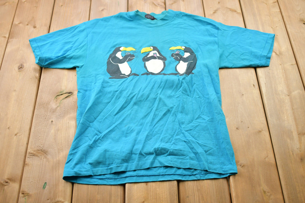 Vintage 1990s Penguin Graphic T-Shirt