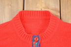 Vintage 1980s Cherry Knit Cardigan Sweater