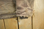 Vintage 2000s Carhartt Hooded Sherpa Lined Jacket Mens Large