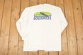 Vintage 1990s Reach Water Ski Cartoon Logo Graphic Print Long Sleeve T Shirt Mens M