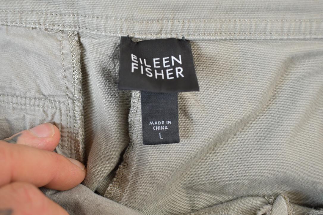 Vintage 1990s Eileen Fisher Tan Chinos Size L
