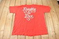 Vintage 1990s Naughty & Nice Single Stitch Graphic T-Shirt Made In USA