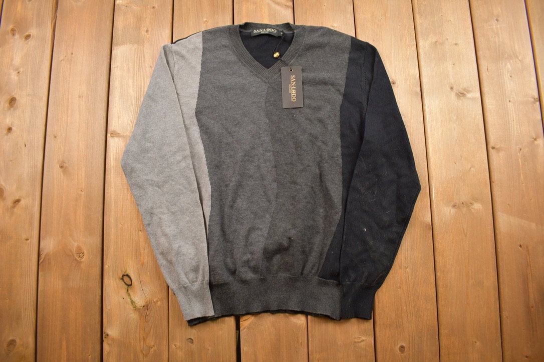 Vintage 1990s San Lodo Knitted Crewneck Sweater