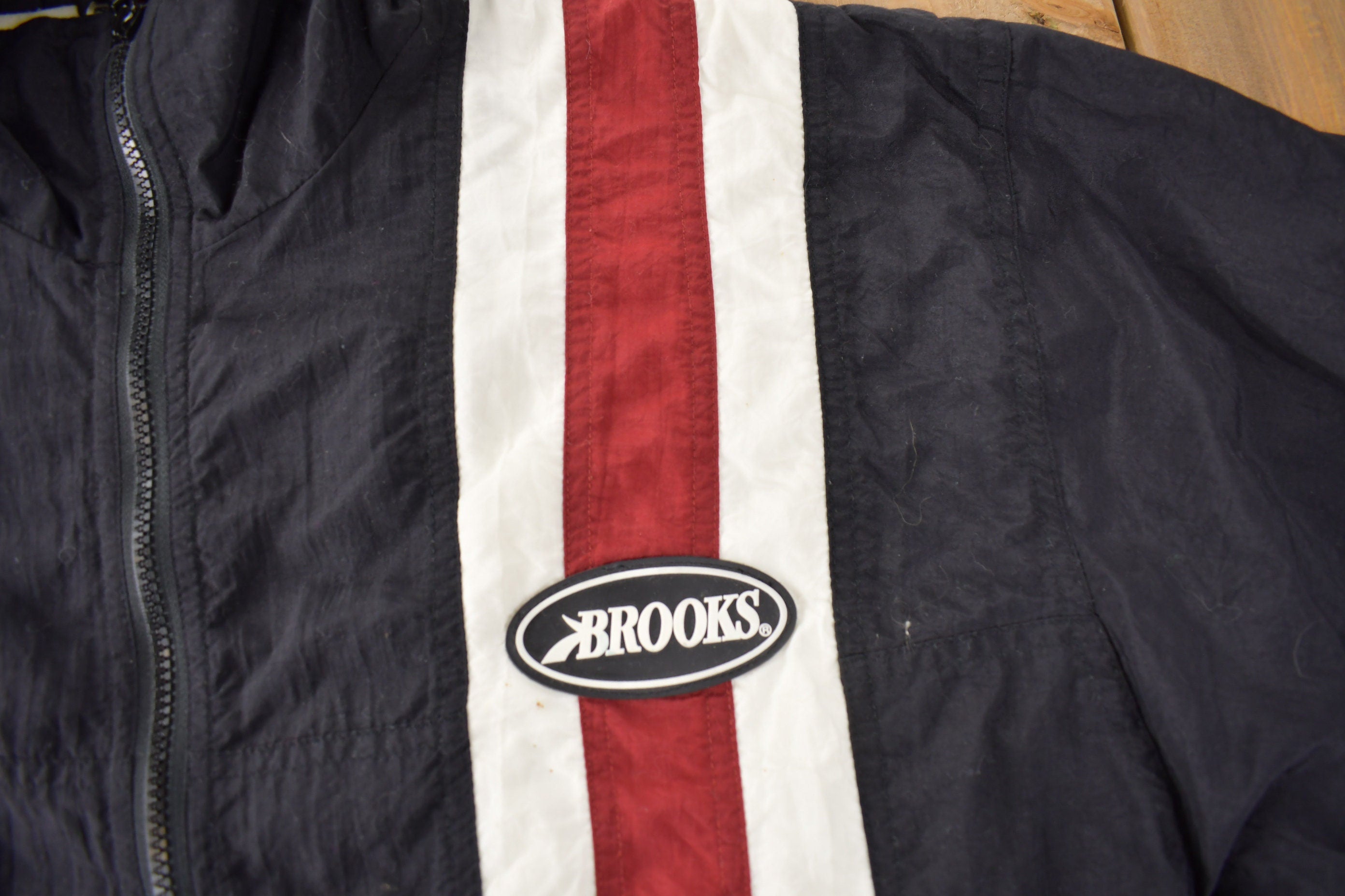 Vintage 1990s Brooks Jogging Windbreaker Jacket Size M