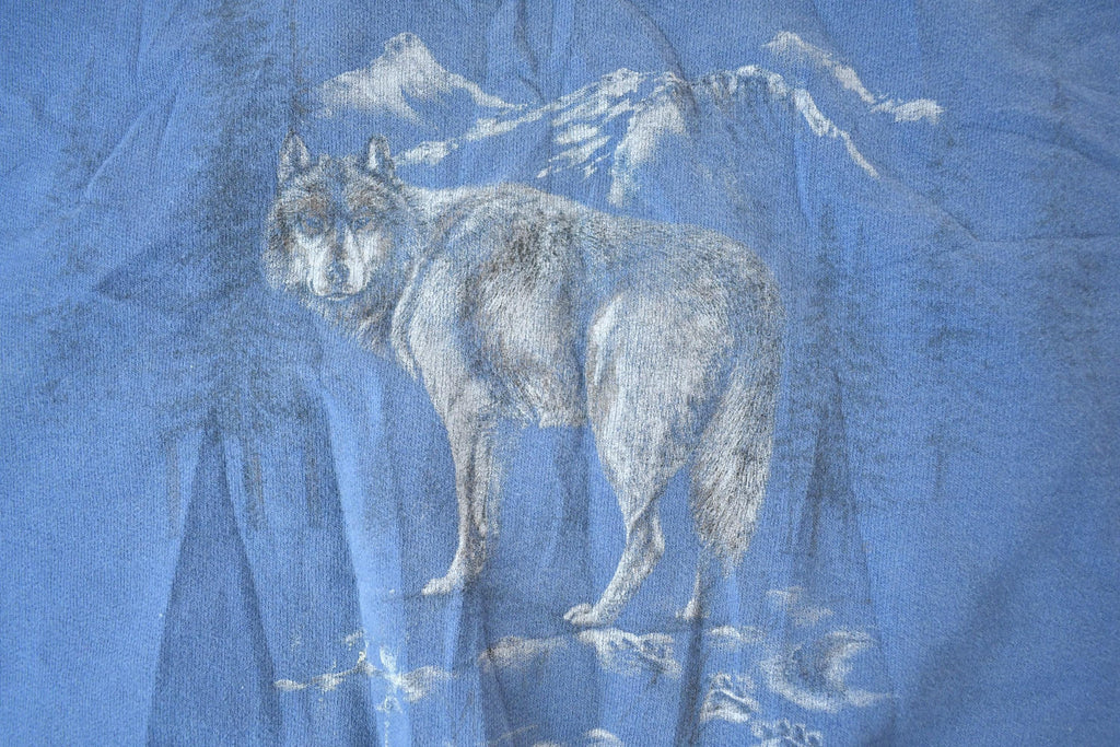 Vintage 1990s Northern Elements Lone Wolf Crewneck