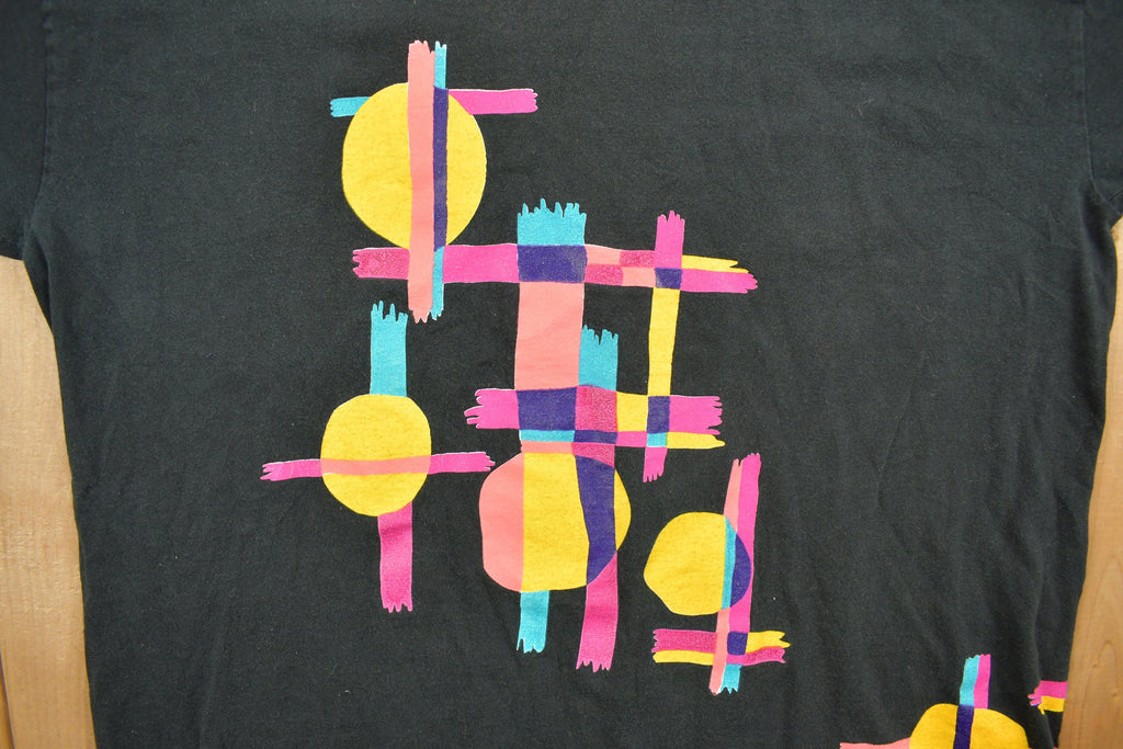 Vintage 1990s Art Abstract Graphic T-Shirt