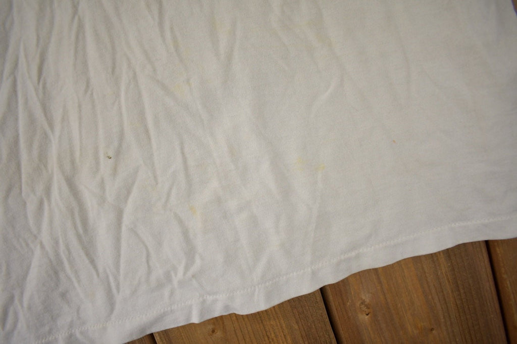 Vintage 1990s Original Spiced Rum Pirate Graphic Single Stitch T Shirt Made In USA