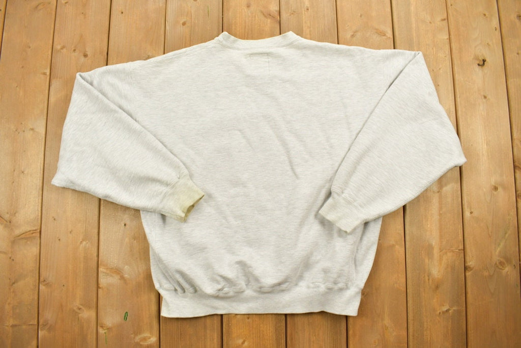 Vintage 1990s Russell Athletics Blank Grey Crewneck Sweatshirt