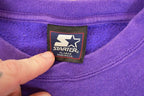 Vintage 1990s Starter Minnesota Vikings Embroidered NFL Crewneck Sweatshirt Mens XL