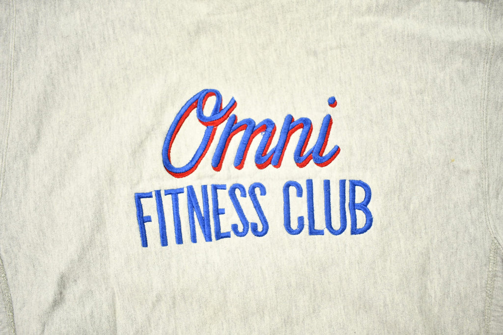 Vintage 1990s Omni Fitness Club Champion Reverse Weave Crewneck Sweatshirt