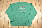 Vintage 1990s I Got Heart Team Graphic Crewneck Sweatshirt