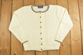 Vintage 1990s Willow Ridge Blank Knitted Cardigan Sweater