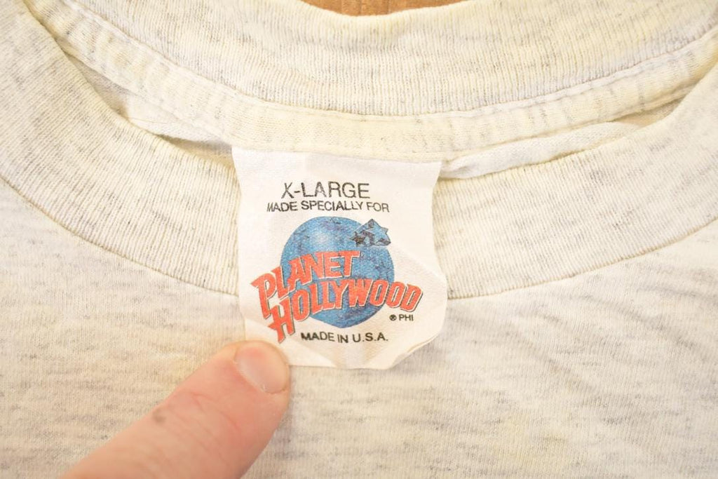 Vintage 1990s Planet Hollywood Chicago Souvenir Travel T-Shirt Men's XL