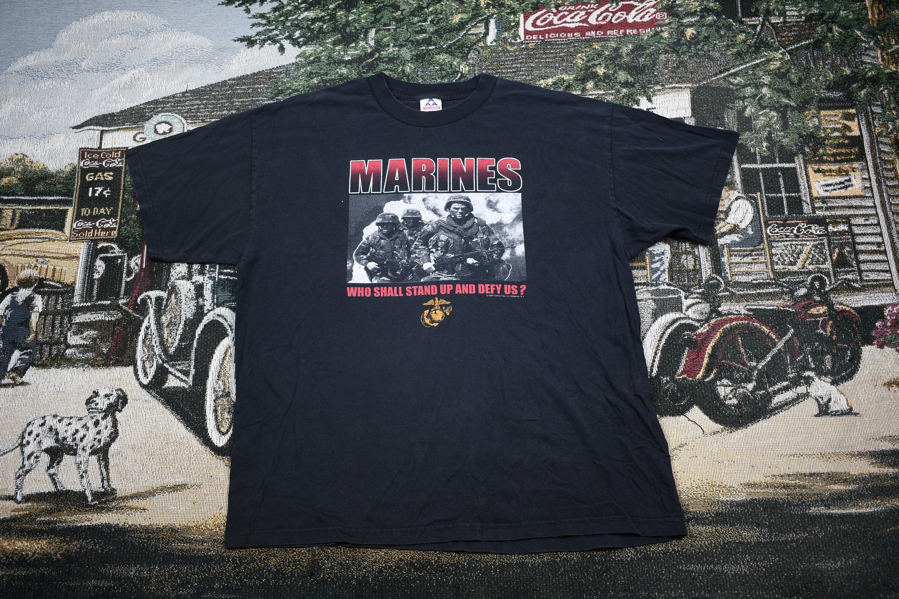 Vintage 2000 Marines Graphic T Shirt