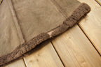 Vintage 1970s Sherpa Lined Shearling Leather Jacket