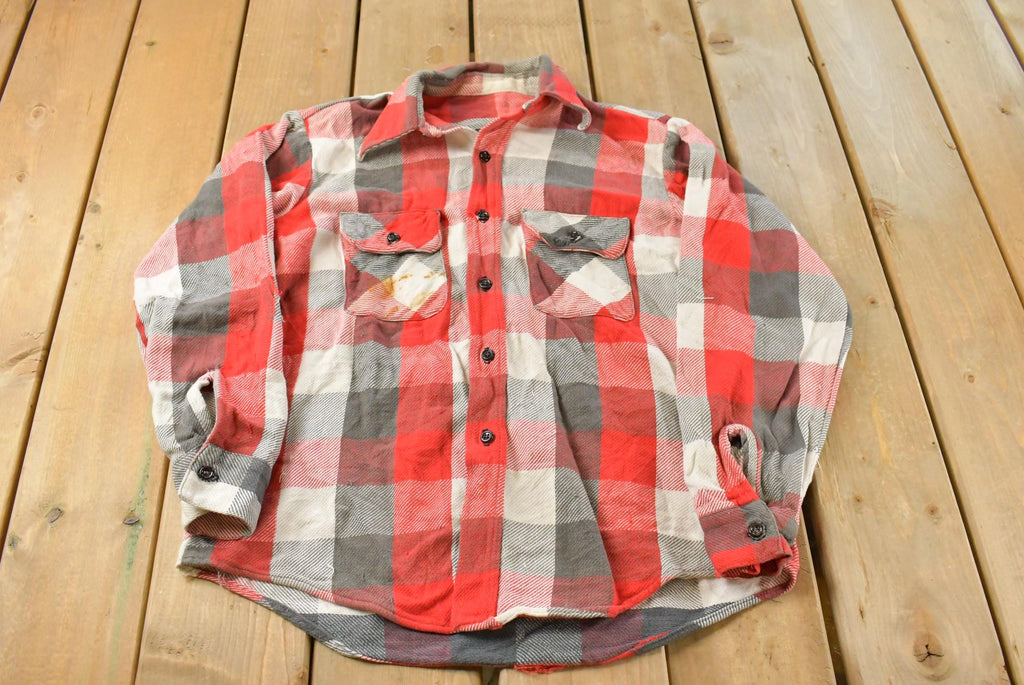 Vintage 1970s Flannel Shirt Men's Medium /