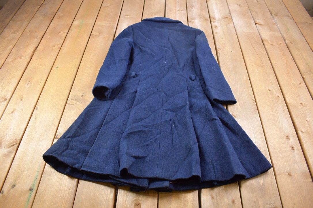 Vintage 1970s Menswear Button Up Pea Coat  1970s Overcoat  Vintage Button Up  Winter Outerwear  Winter Essentials