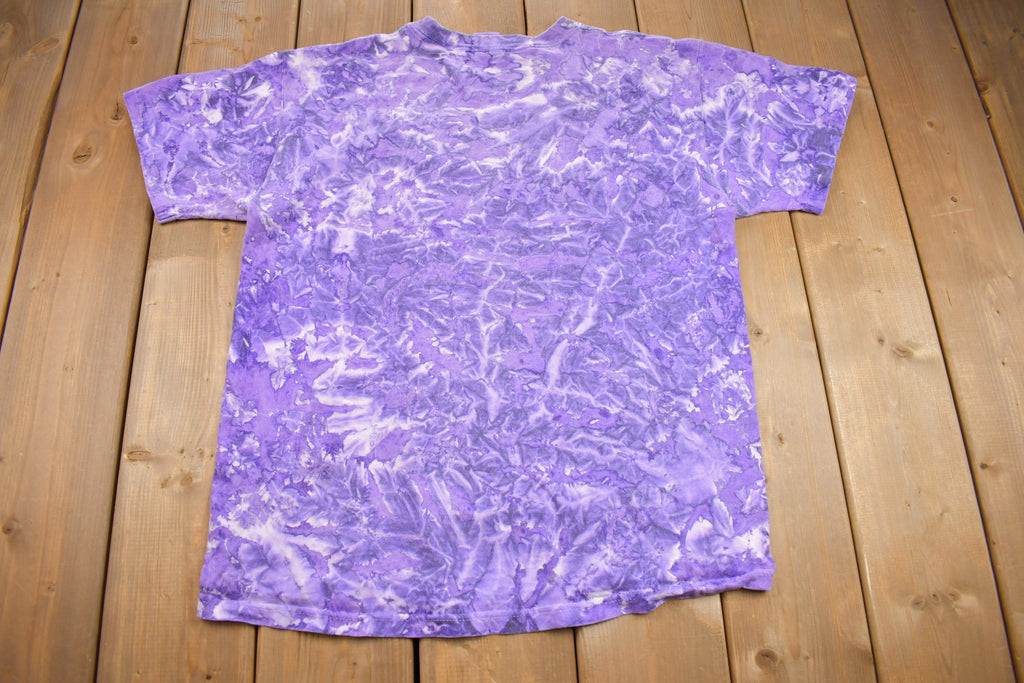 Vintage 1990s New Orleans Embroidered Tie Dye Souvenir T Shirt