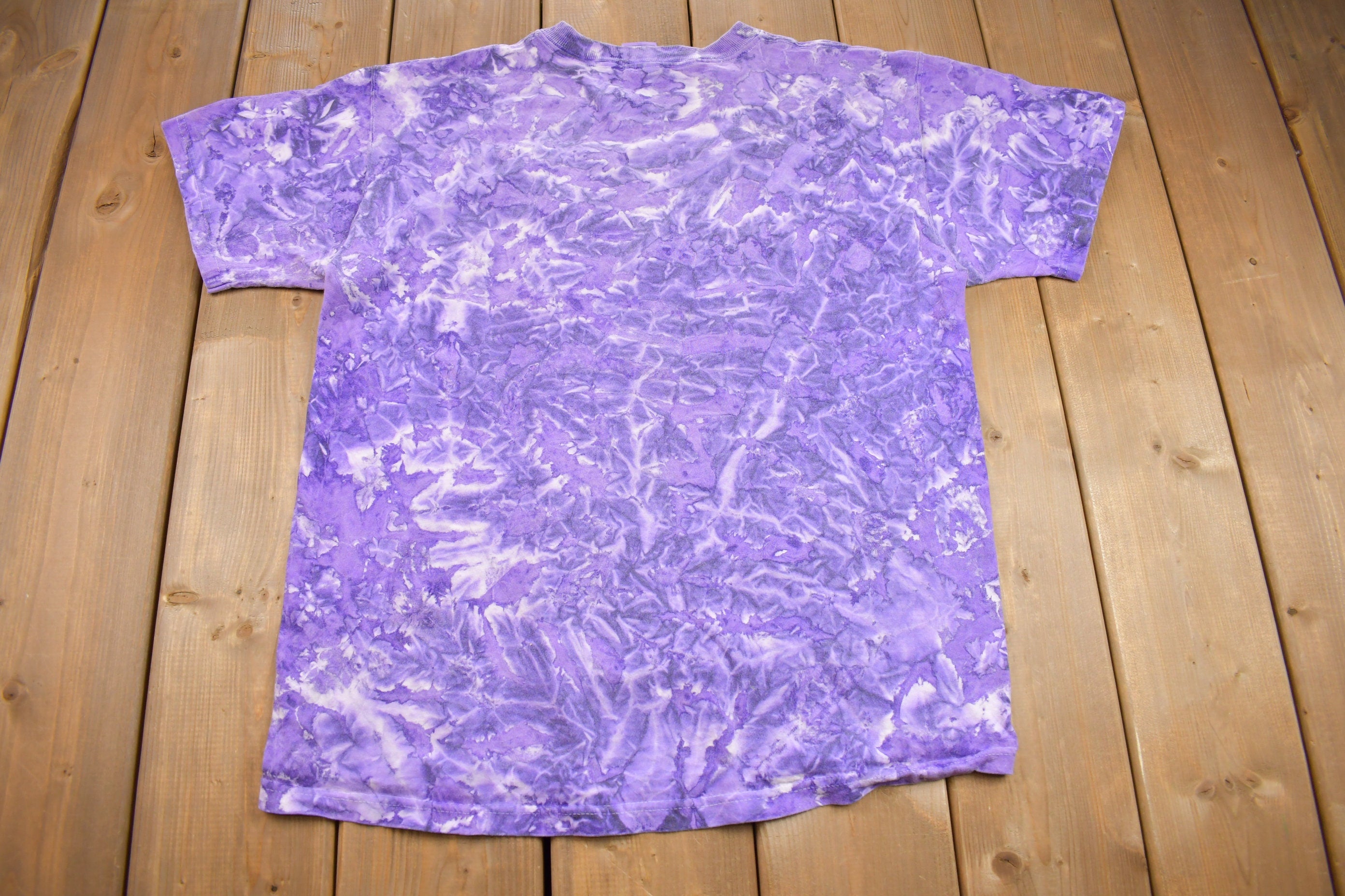 Vintage 1990s New Orleans Embroidered Tie Dye Souvenir T Shirt