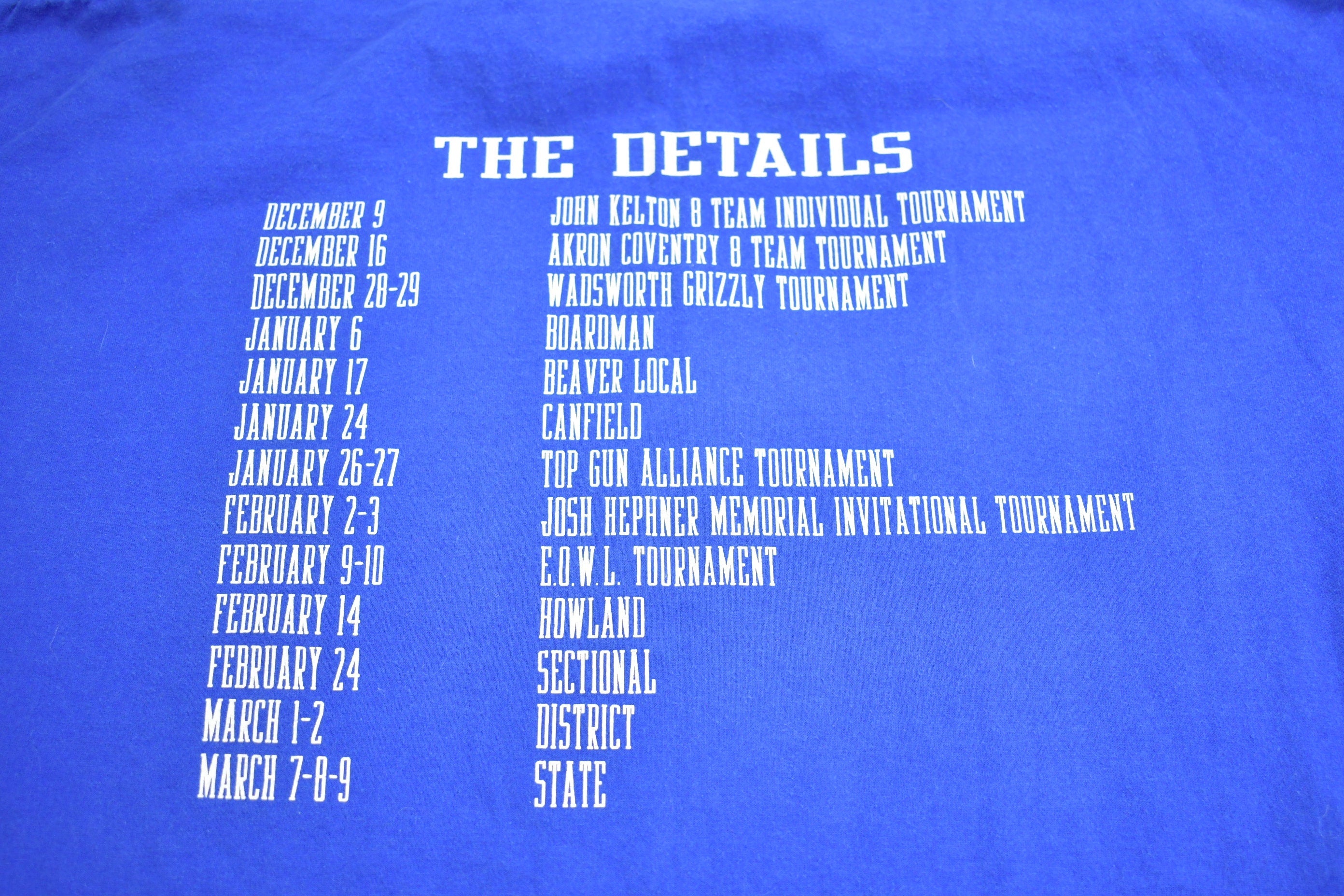 Vintage 1996 Austintown Fitch Wrestling Graphic T Shirt