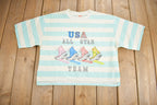 Vintage 1980s USA All Star Team Graphic T Shirt