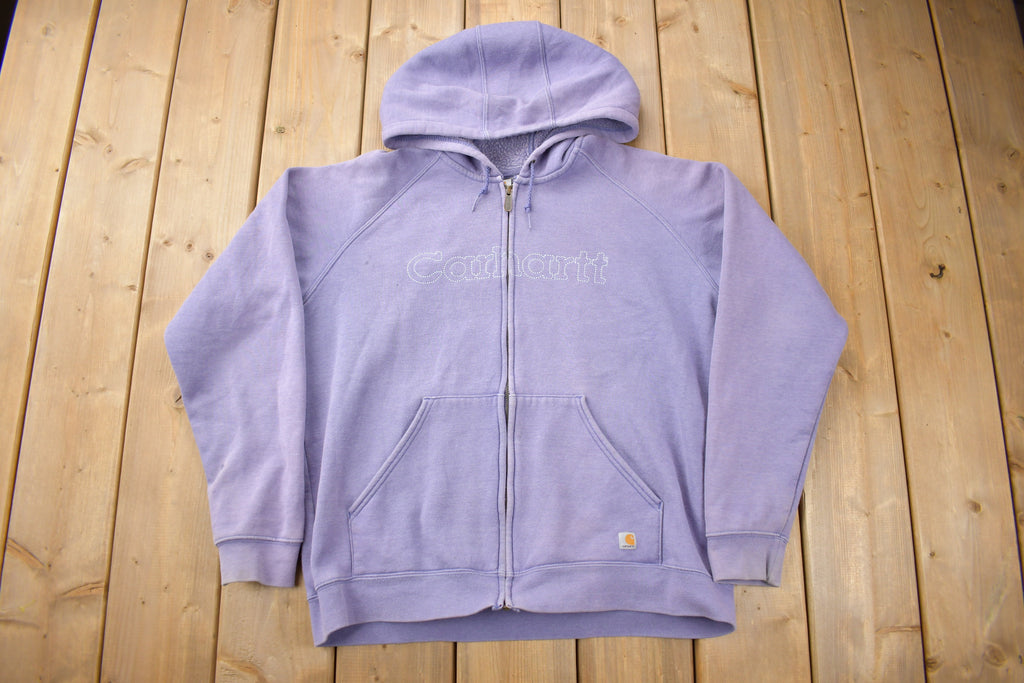 Vintage 1990s Carhartt For Women Zip Up Hoodie