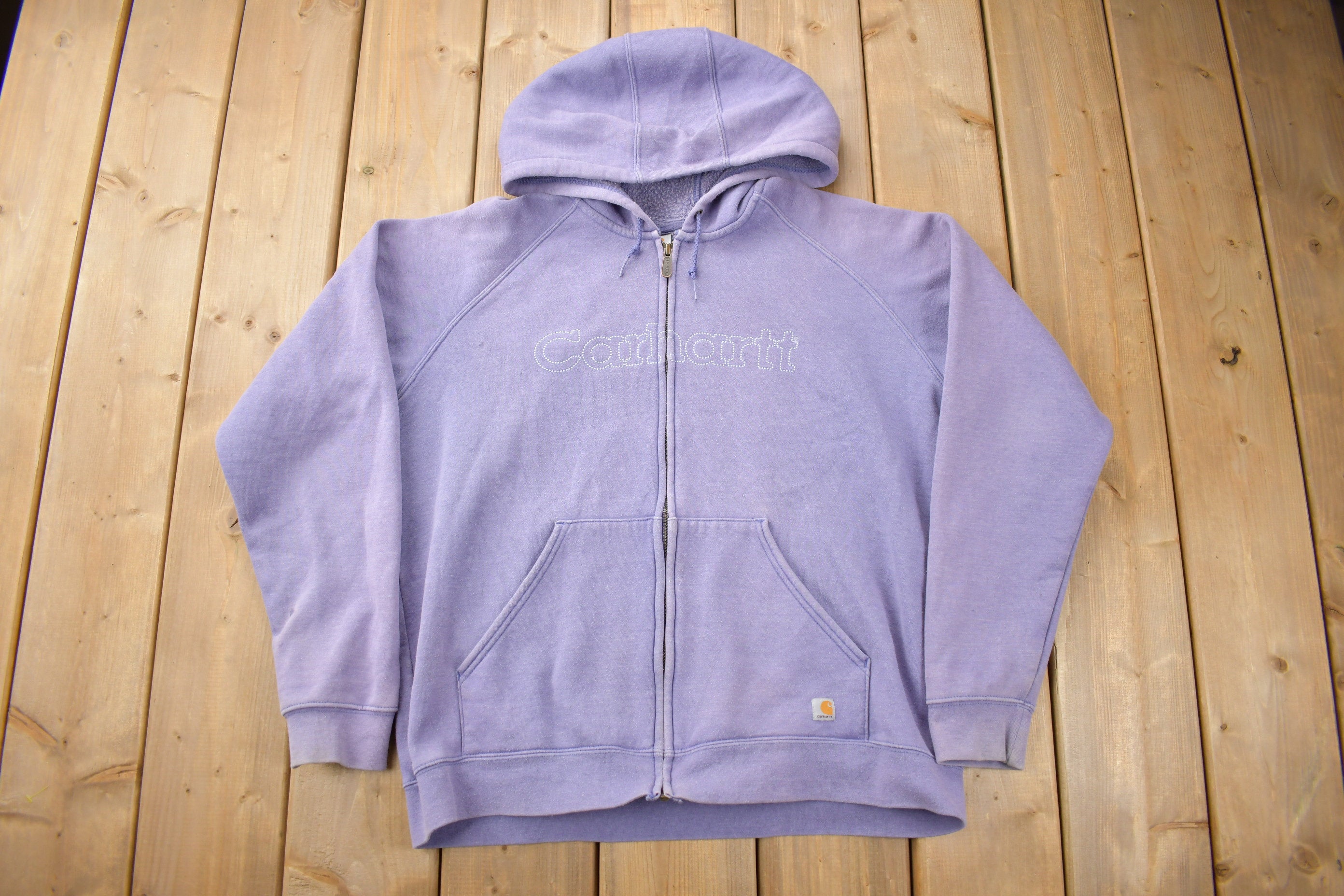Vintage 1990s Carhartt For Women Zip Up Hoodie