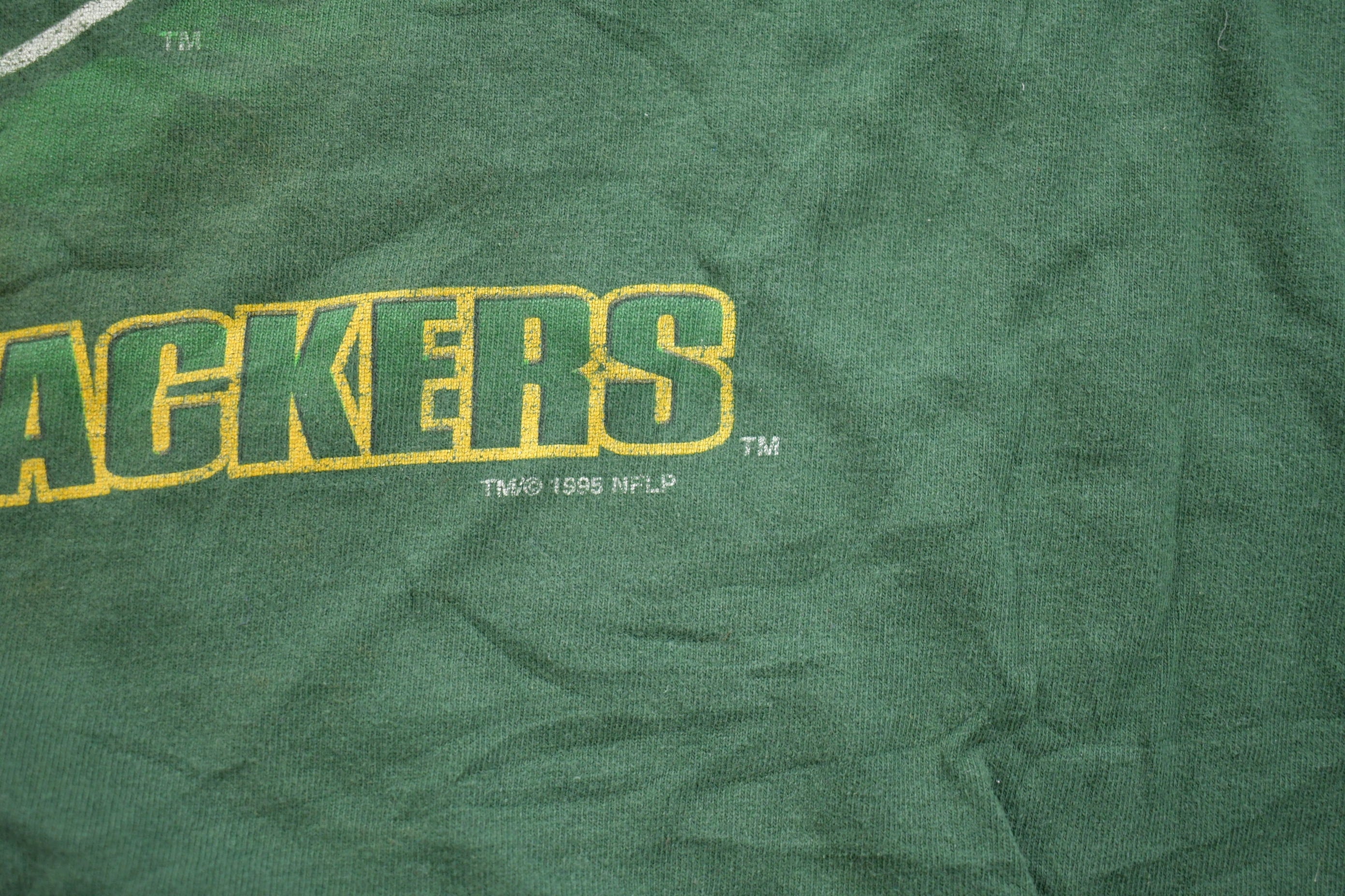Vintage 1995 Green Bay Packers NFL Champions Graphic T-Shirt