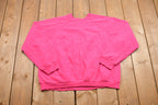 Vintage 1980s Pink Raglan Crewneck Sweatshirt