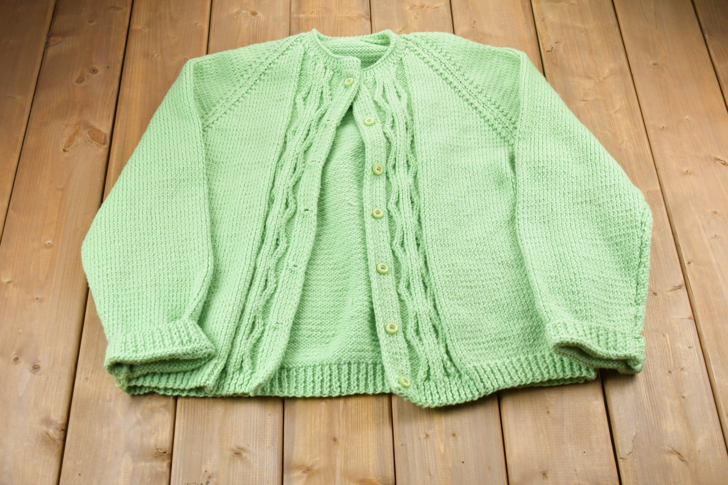 Vintage 1980s Raglan Knitted Sweater