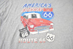 Vintage 1990s Route 66 Americas Highway Souvenir Travel T-Shirt Made In USA