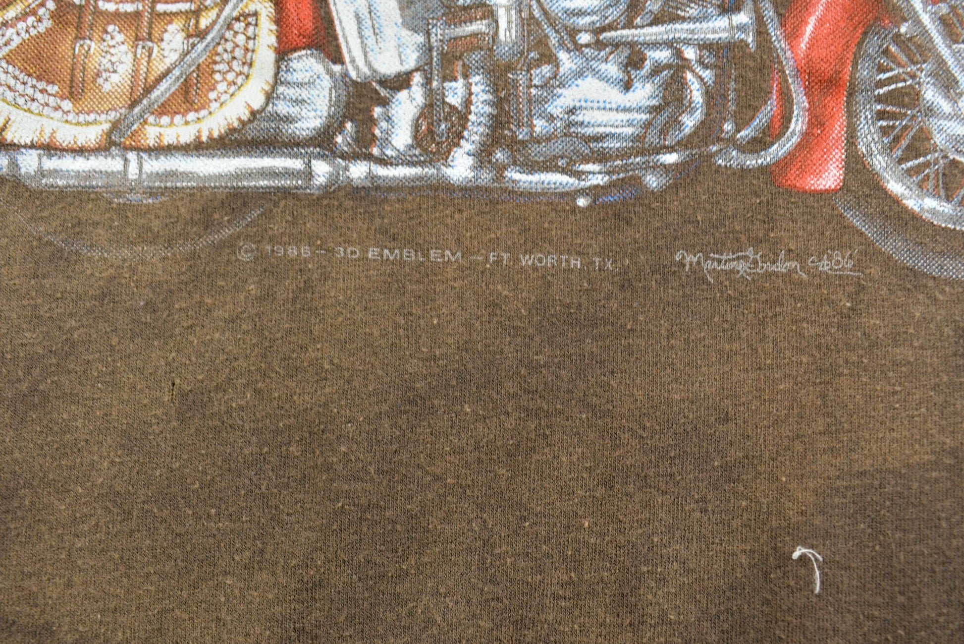 Vintage 1986 Harley Davidson Motorcycles Born in the USA 3D Emblem T-Shirt / 90s Graphic / Biker / Streetwear / Retro / Vintage Tee