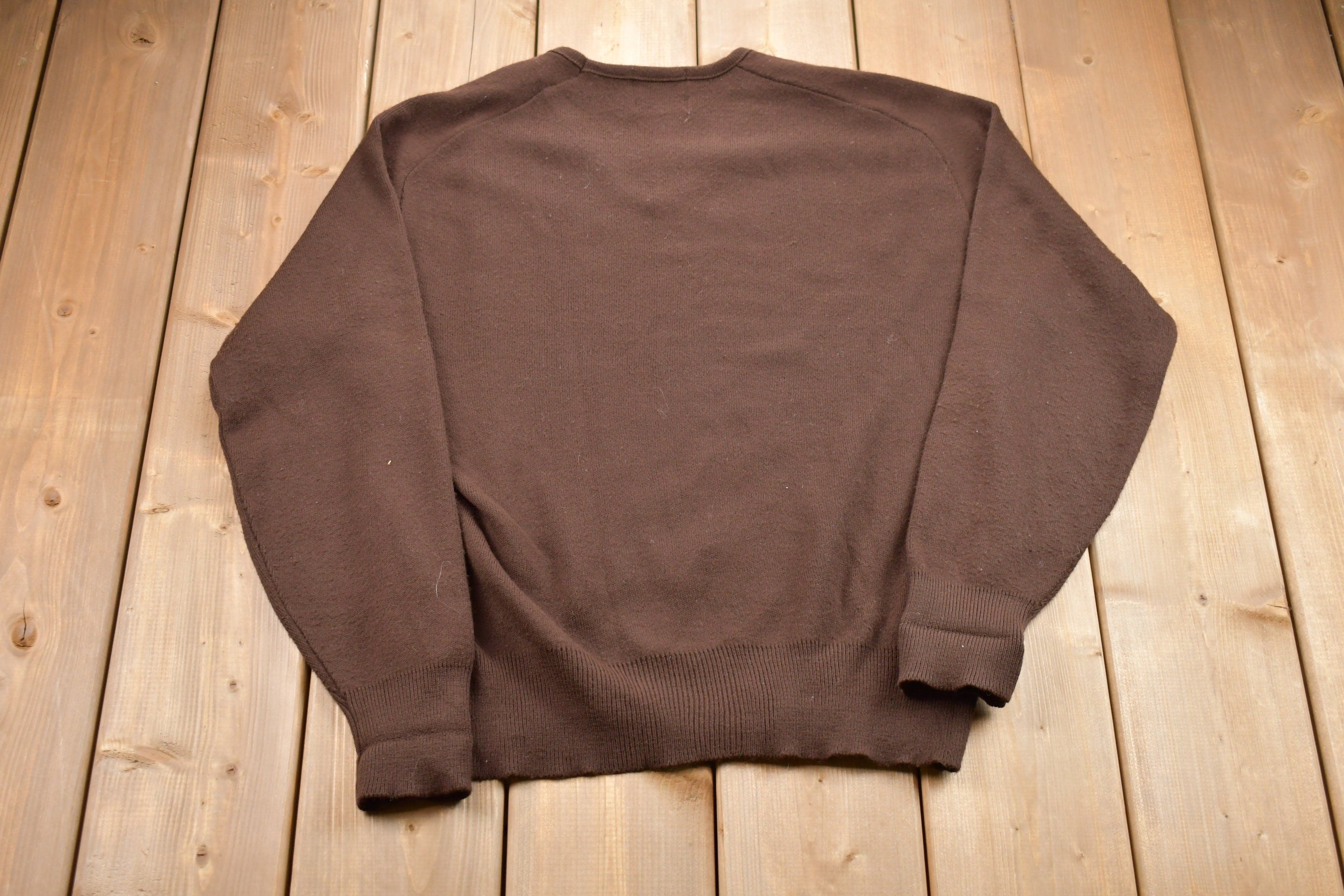 Vintage 1980s Sears Men's Sportswear Knitted Sweater