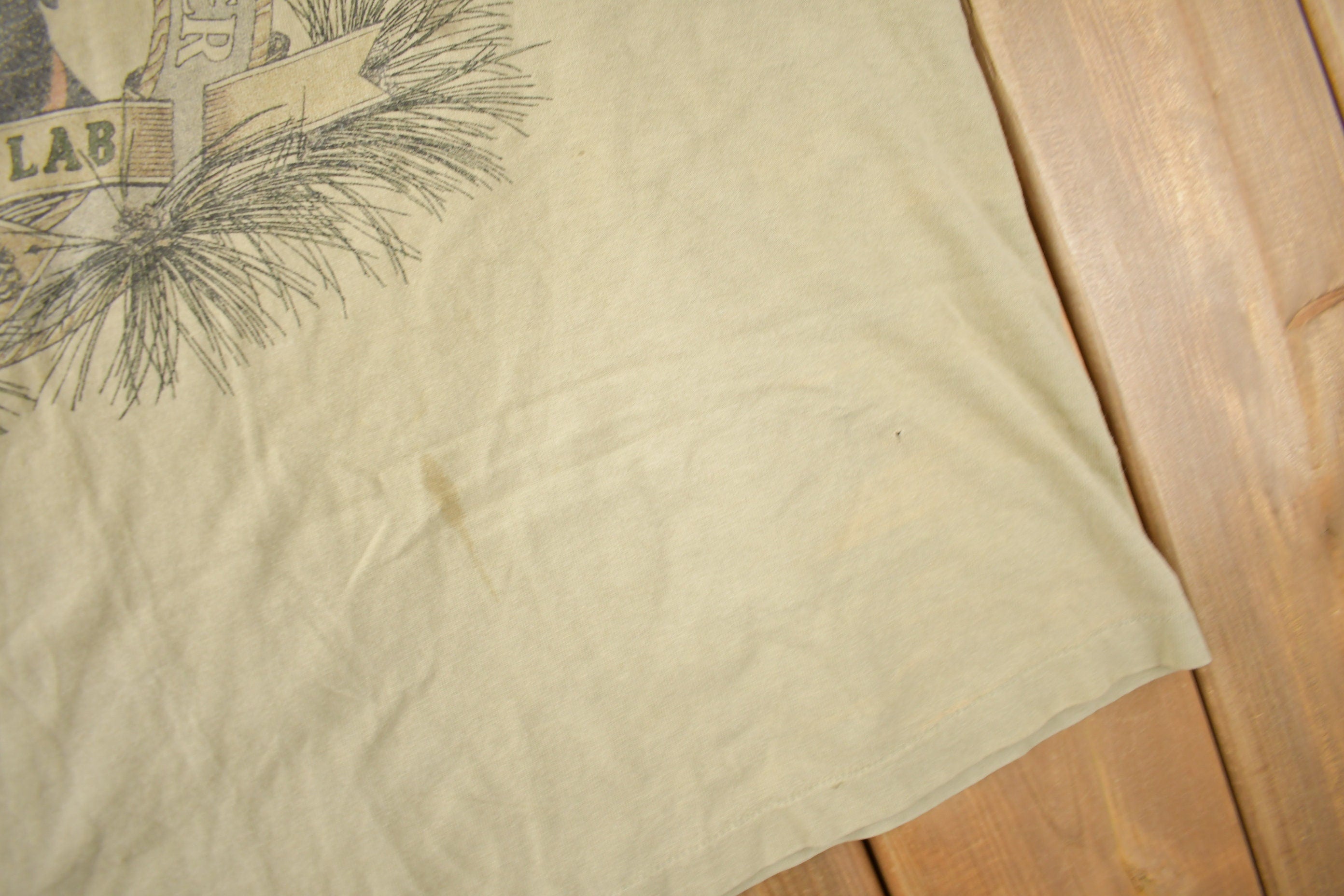Vintage 1990s Northern Explorer Black Lab Single Stitch Graphic T-Shirt Size XXL