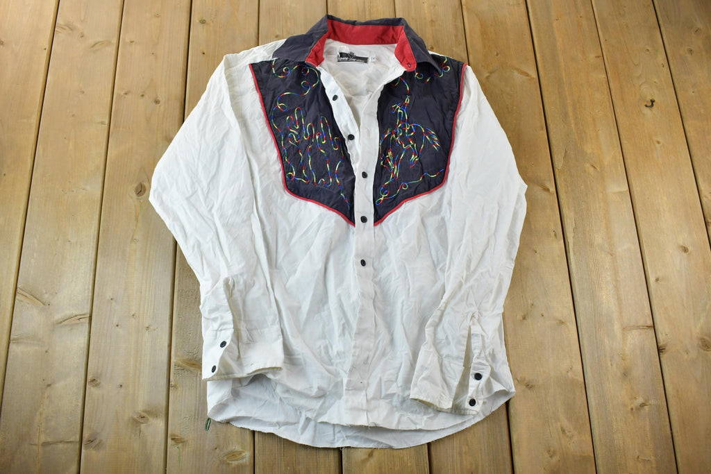 Vintage 70s Ranch And Town Western Button Up Shirt