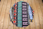 Vintage 1990s South Western All Over Print Wrangler Cowboy Cut X Long Tails Button Up Shirt