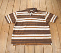 Vintage 2000s Paco Jeans Button Up Striped Short Sleeve Shirt